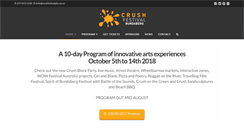Desktop Screenshot of crushfestivalqld.com.au